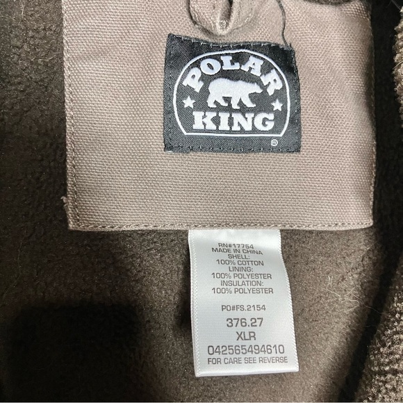 Polar King insulated canvas coat size XLR - Picture 2 of 5